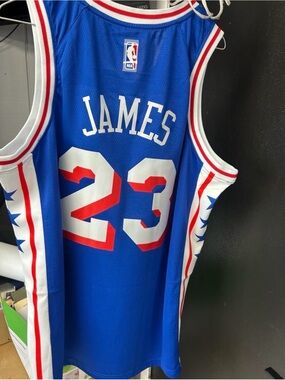 Official 76ers Home Jersey Lebron James